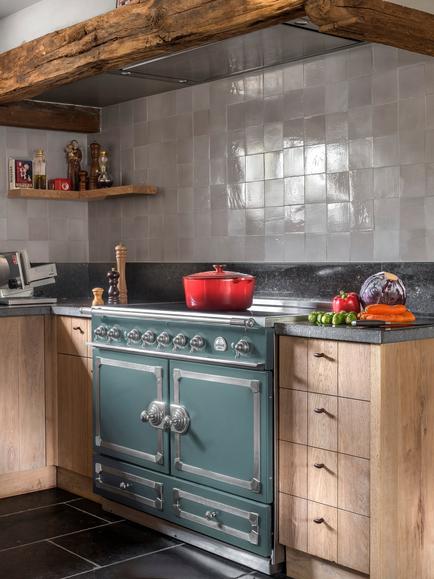 La Cornue CornuFe 110cm Electric Range Cooker with Induction Hob - view 2, Ocean