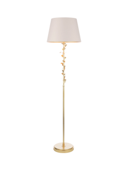 Laura Ashley Halton Floor Lamp, Gold, Gold