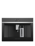 Fisher & Paykel EB60DSX1 Built In Coffee Machine, Black