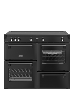Stoves Richmond 110cm Electric Induction Hob Range Cooker, Black, Black
