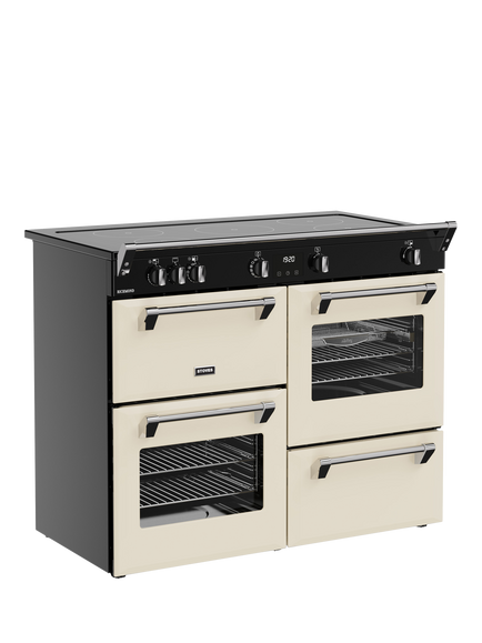 Stoves Richmond 110cm Electric Induction Hob Range Cooker, Cream - view 2, Cream