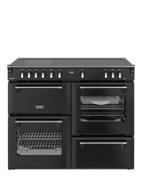 Stoves Richmond Deluxe 110cm Electric Induction Hob Range Cooker, Black