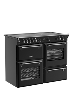 Stoves Richmond Deluxe 110cm Electric Induction Hob Range Cooker, Black - view 2, Black