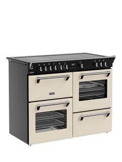 Stoves Richmond Deluxe 110cm Electric Induction Hob Range Cooker, Cream - view 2, Cream