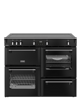 Stoves Zoneless Richmond Deluxe 110cm Electric Induction Hob Range Cooker, Black