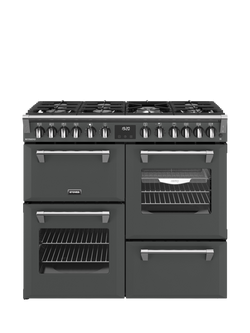 Stoves Richmond 100cm Dual Fuel Gas Hob Range Cooker,  Anthracite, Anthracite