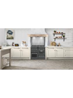 Stoves Richmond 100cm Dual Fuel Gas Hob Range Cooker,  Anthracite - view 2, Anthracite