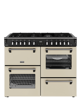 Stoves Richmond Deluxe 110cm Dual Fuel Gas Hob Rang Cooker, Cream