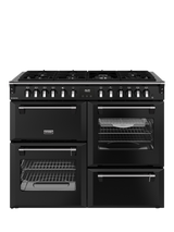 Stoves Richmond 110cm Dual Fuel Gas Hob Range Cooker, Black