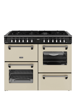 Stoves Richmond 110cm Dual Fuel Gas Hob Range Cooker, Cream, Cream