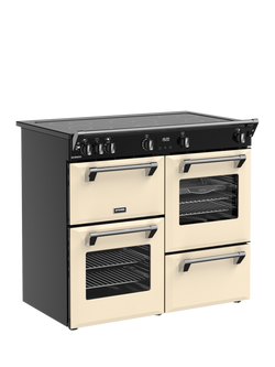 Stoves Richmond 100cm Electric Range Cooker with Induction Hob, Cream - view 2, Cream