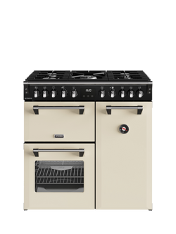 Stoves Richmond 90cm Dual Fuel Gas Hob Range Cooker, Cream, Cream