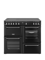 Stoves Richmond Deluxe 100cm Electric Induction Hob Range Cooker, Black