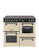 Stoves Richmond Deluxe 100cm Electric Induction Hob Range Cooker, Cream