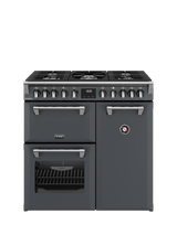 Stoves Richmond 90cm Dual Fuel Gas Hob Range Cooker, Anthracite