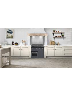 Stoves Richmond 90cm Dual Fuel Gas Hob Range Cooker, Anthracite - view 2, Anthracite