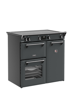 Stoves Richmond 90cm Electric Induction Hob Range Cooker, Anthracite - view 2, Anthracite