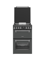 Stoves Richmond Deluxe 60cm Electric Induction Hob Range Cooker, Anthracite