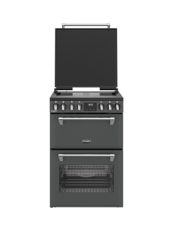 Stoves Richmond Deluxe 60cm Electric Induction Hob Range Cooker, Anthracite, Anthracite