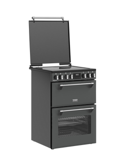 Stoves Richmond Deluxe 60cm Electric Induction Hob Range Cooker, Anthracite - view 2, Anthracite