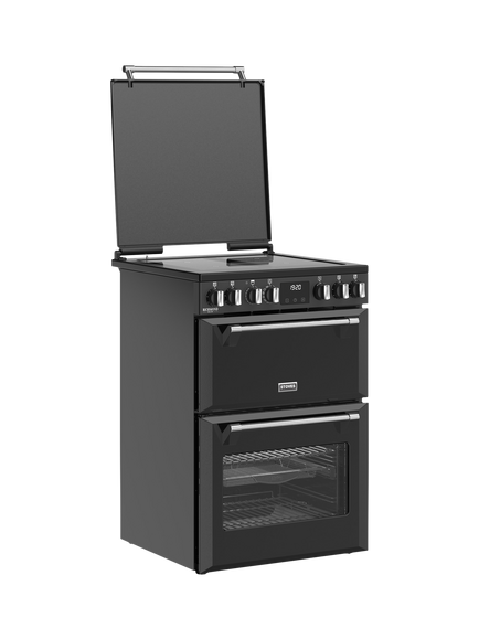 Stoves Richmond Deluxe 60cm Electric Induction Hob Range Cooker, Black - view 2, Black