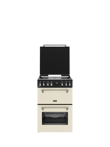 Stoves Richmond Deluxe 60cm Electric Induction Hob Range Cooker, Cream