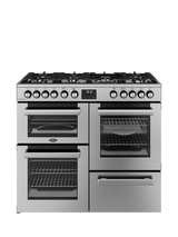 Belling Cookcentre 100cm Dual Fuel Range Cooker, Stainless