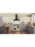 Belling Farmhouse 100cm Dual Fuel Gas Hob Range Cooker, Cream