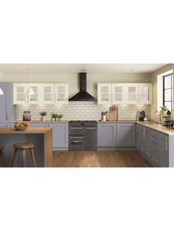 Belling Farmhouse 90cm Dual Fuel Gas Hob Range Cooker, Anthracite - view 2, Anthracite