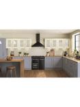 Belling Farmhouse 90DF Dual Fuel Range Cooker, Black