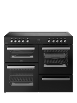 Belling Cookcentre 110cm Electric Ceramic Hob Range Cooker, Black