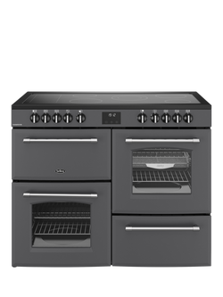 Belling Farmhouse 110cm Electric Ceramic Hob Range Cooker, Anthracite, Anthracite