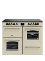 Belling Farmhouse 110cm Electric Ceramic Hob Range Cooker, Cream