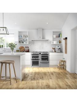 Belling Cookcentre 110cm Dual Fuel Gas Hob Range Cooker, Stainless - view 2, Stainless