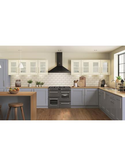 Belling Farmhouse 100DF Dual Fuel Range Cooker, Anthracite - view 2, Anthracite