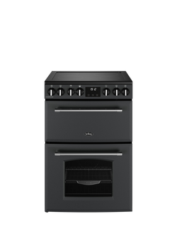 Belling Farmhouse 60cm Electric Range Cooker, Anthracite, Anthracite