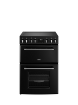 Belling Farmhouse 60cm Electric Range Cooker, Black