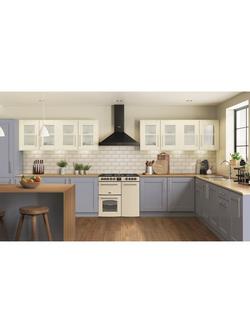 Belling Farmhouse 90DF Dual Fuel Range Cooker, Cream - view 2, Cream