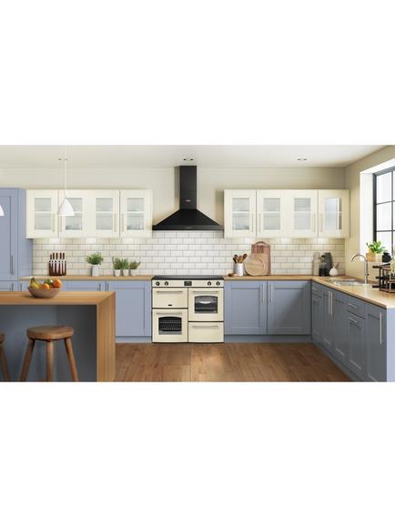 Belling Farmhouse 100cm Electric Induction Hob Range Cooker, Cream - view 2, Cream