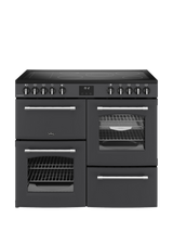 Belling Farmhouse 100cm Electric Ceramic Hob Range Cooker, Anthracite