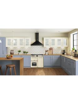 Belling Farmhouse 90cm Electric Induction Hob Range Cooker, Cream - view 2, Cream