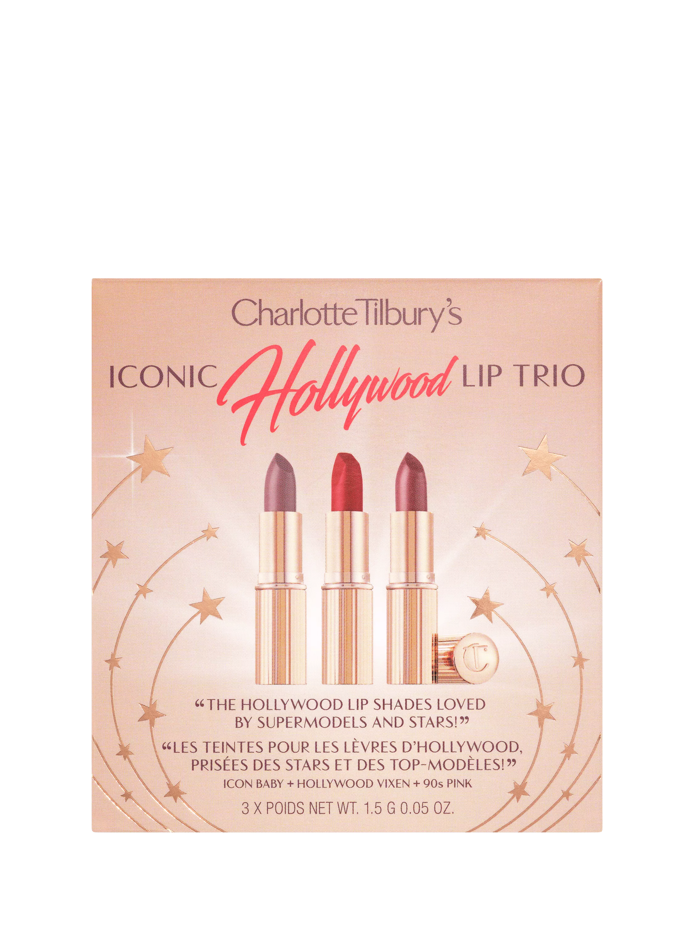 Charlotte Tilbury Iconic Hollywood Lip Trio Gift Set