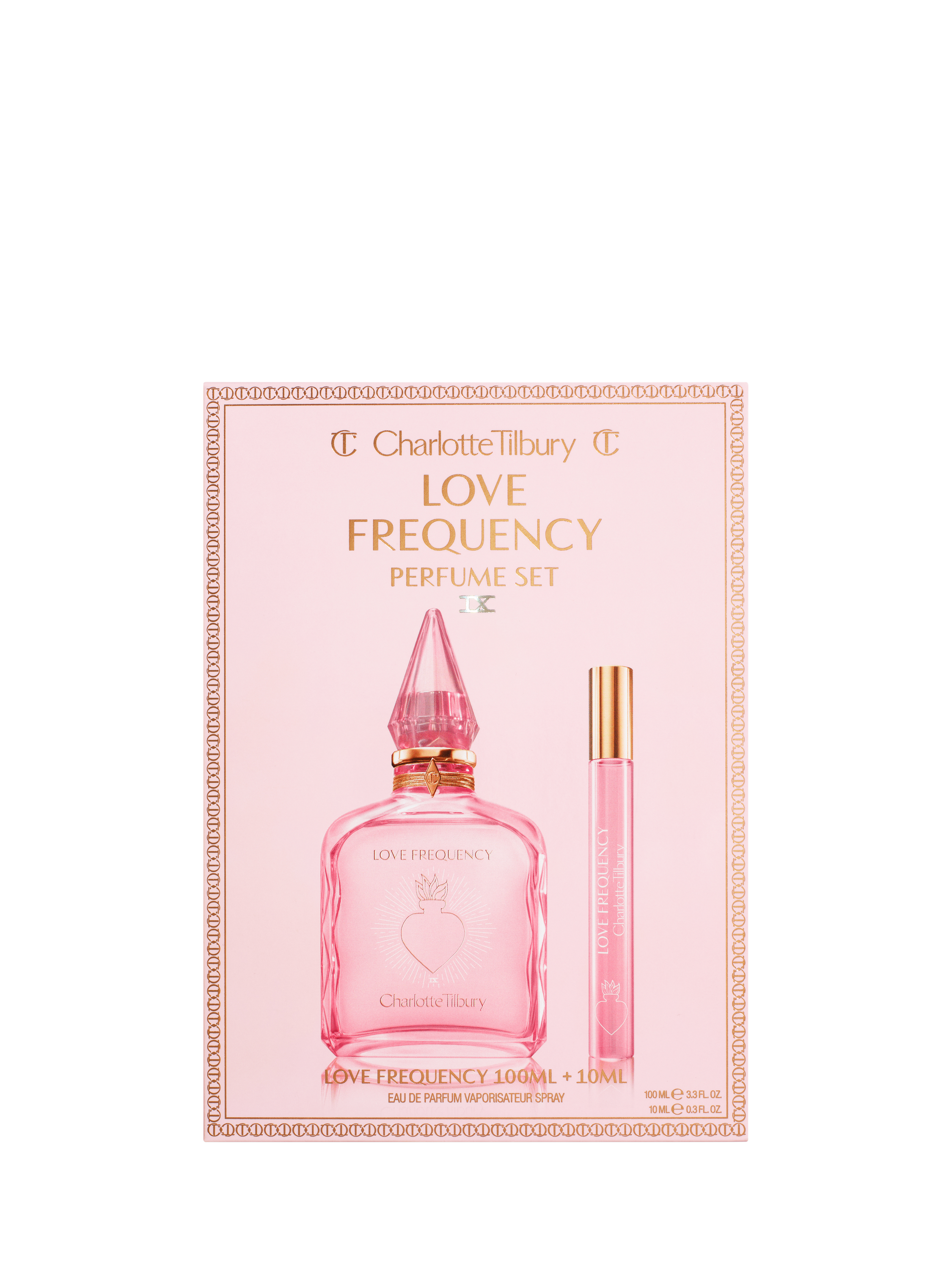 Charlotte Tilbury Love Frequency Eau de Parfum 100ml Fragrance Gift Set
