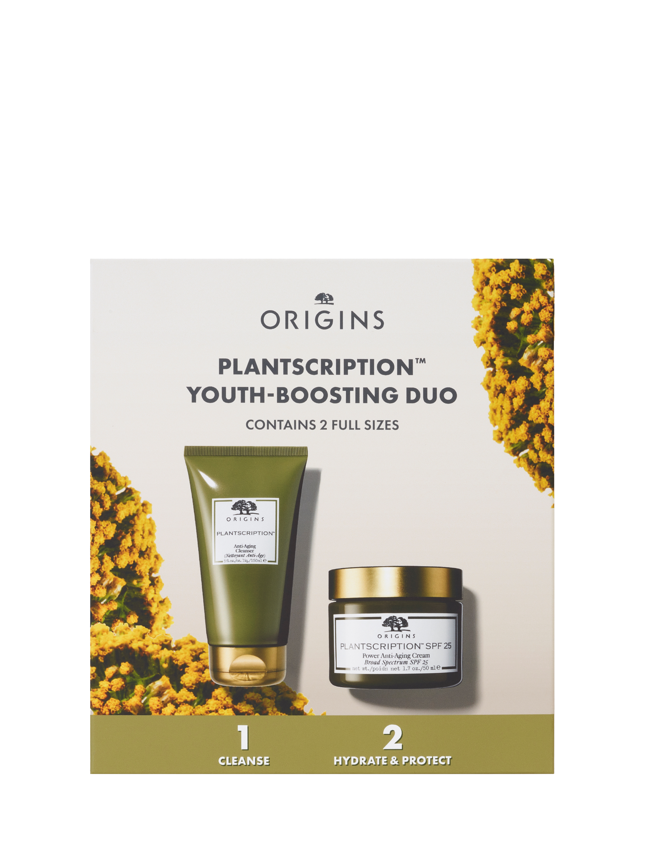 Product image 2 of 5, which shows Orgins Plantscription™ Youth-Boosting Duo Skincare Gift Set