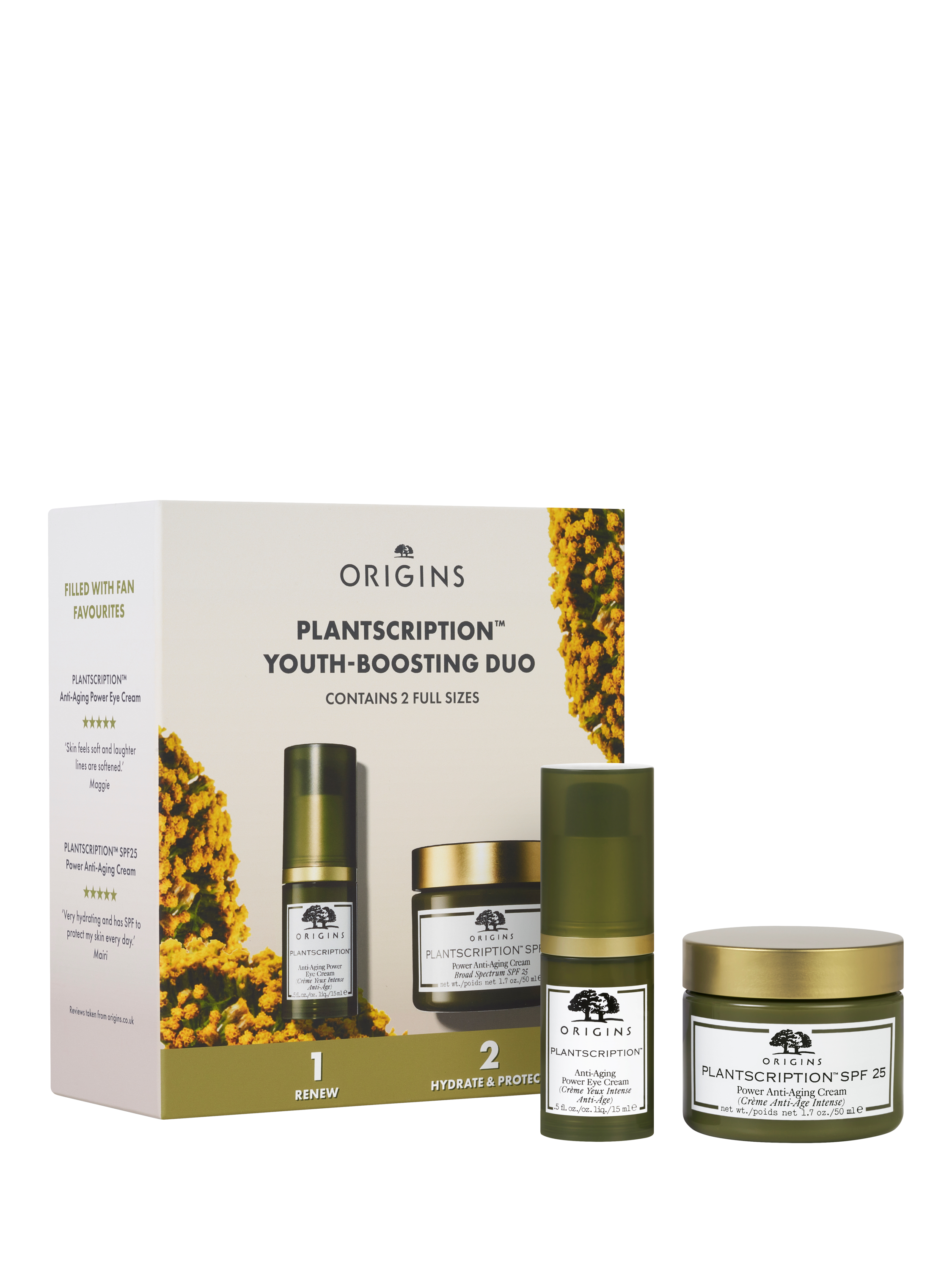 Origins Plantscription factory Youth Serum, Lifting Cream & Eye Cream SET