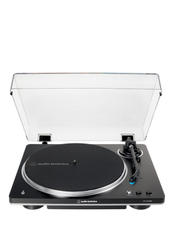 Audio-Technica AT-LP70XBTBS Bluetooth Turntable, Black Silver, Black Silver