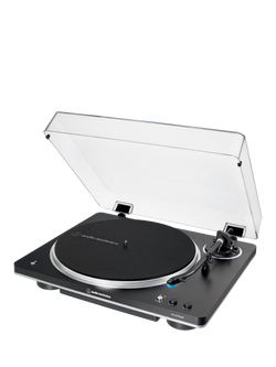 Audio-Technica AT-LP70XBTBS Bluetooth Turntable, Black Silver - view 2, Black Silver