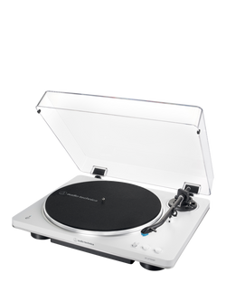 Audio-Technica AT-LP70XBTWS Bluetooth Turntable, White Silver - view 2, White Silver