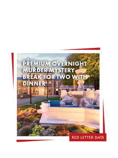 Red Letter Days Overnight Murder Mystery for 2 Gift Experience