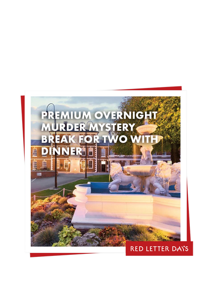 Red Letter Days Overnight Murder Mystery for 2 Gift Experience, 